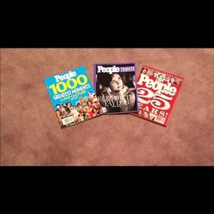 Bundle of 3 People Magazines
